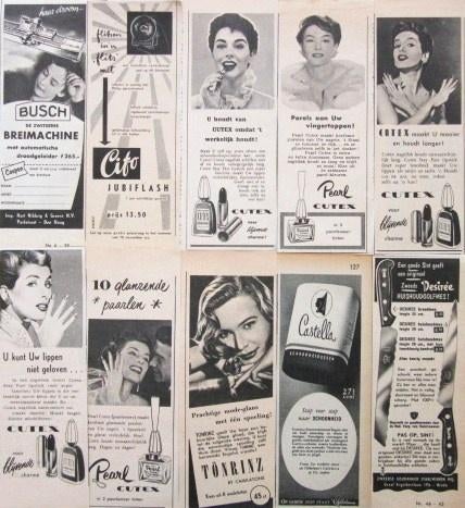 150+ advertenties reclames uit 1956 - 1958 - Deel 2, Verzamelen, Ophalen of Verzenden, Gebruikt, Overige typen