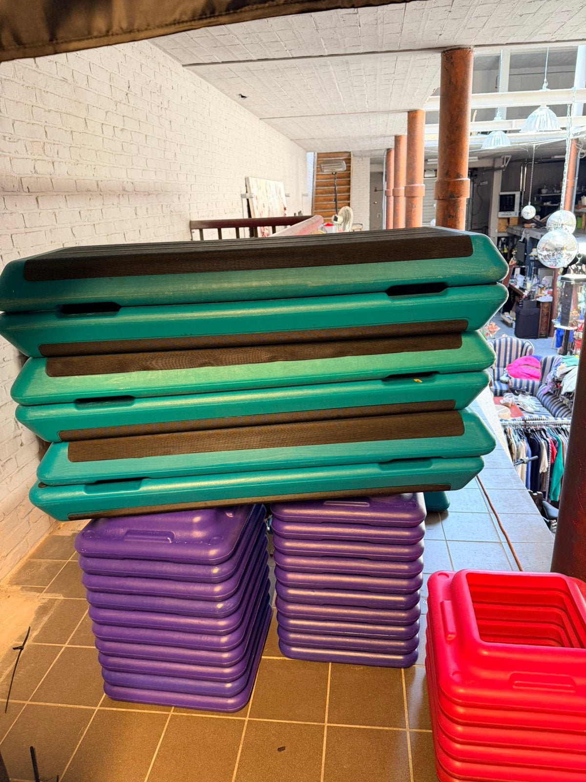 The Step Original Health Club met risers, Ophalen, Zo goed als nieuw, Stepbank