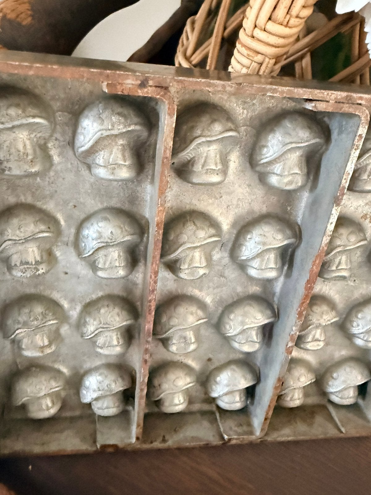 Paddenstoelen chocolade mal vormen fabriek tilburg vintage, Ophalen