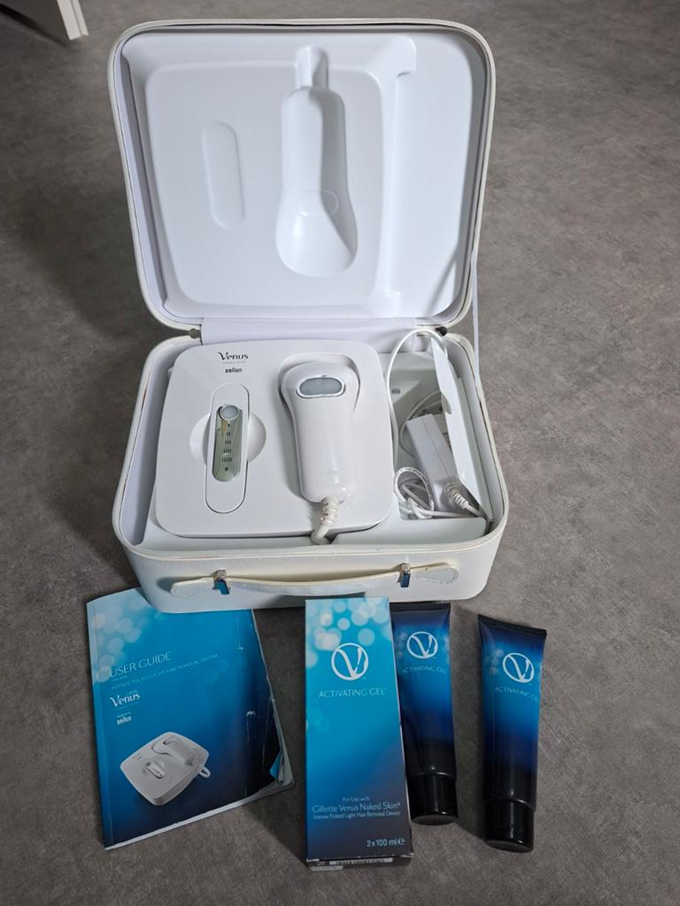 Venus Naked Skin Braun IPL ontharingsapparaat, Ophalen of Verzenden, Zo goed als nieuw, Scheren en Epileren