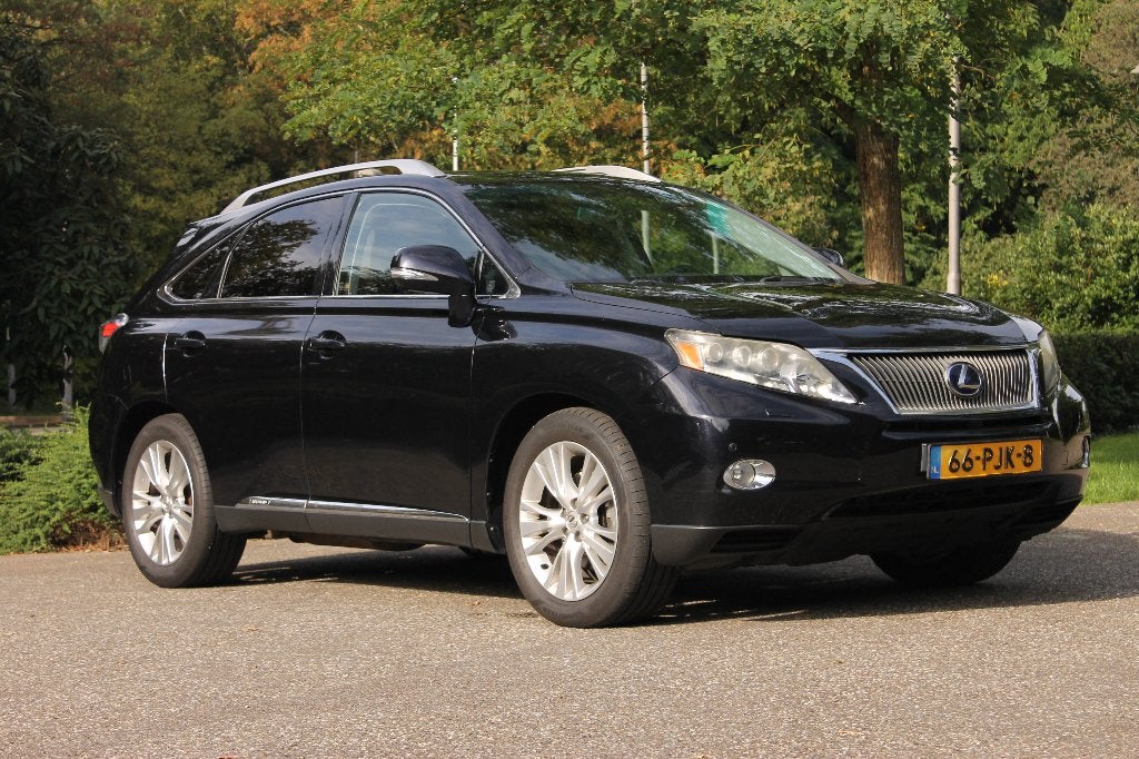 Lexus RX 450h Tech AWD | 299 pk | Mark Levinson | RSR-veren, Auto's, Automaat, Dealer onderhouden, Beige, 2000 kg