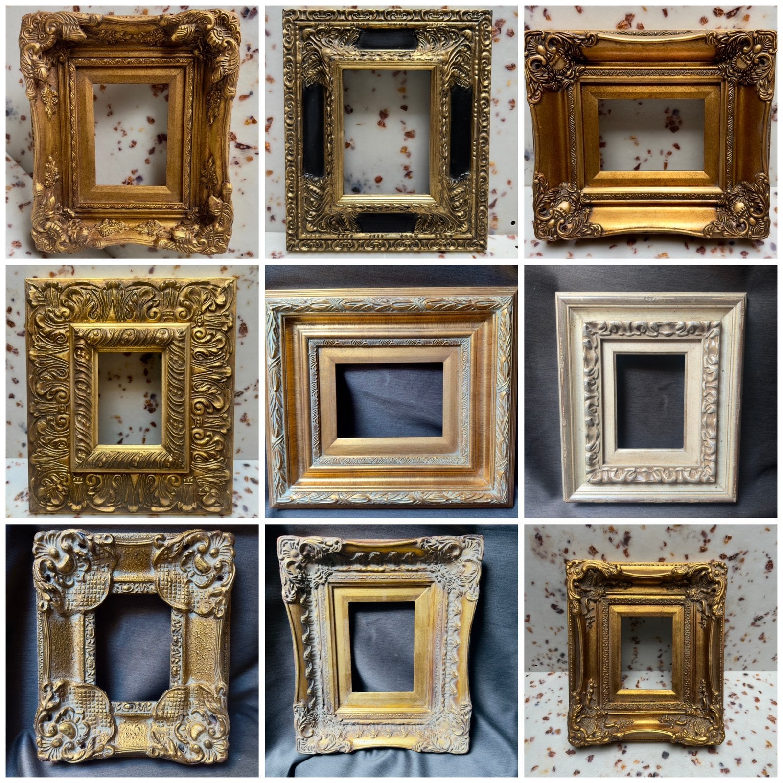 Zeer Zware Brede Barokke Rococo Schilderijlijsten (13x18 cm), Huis en Inrichting, Ophalen of Verzenden, Zo goed als nieuw