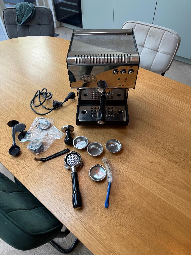 QuickMill 2820 (2017) – Stalen Adapter & stoomkraan en Acces, Witgoed en Apparatuur, Koffiezetapparaten, Ophalen, Gebruikt, Espresso apparaat