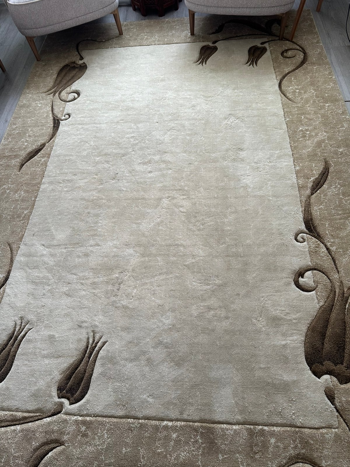 Vloerkleed te koop (x2) 6m2, Ophalen, Zo goed als nieuw, Rechthoekig, 200 cm of meer