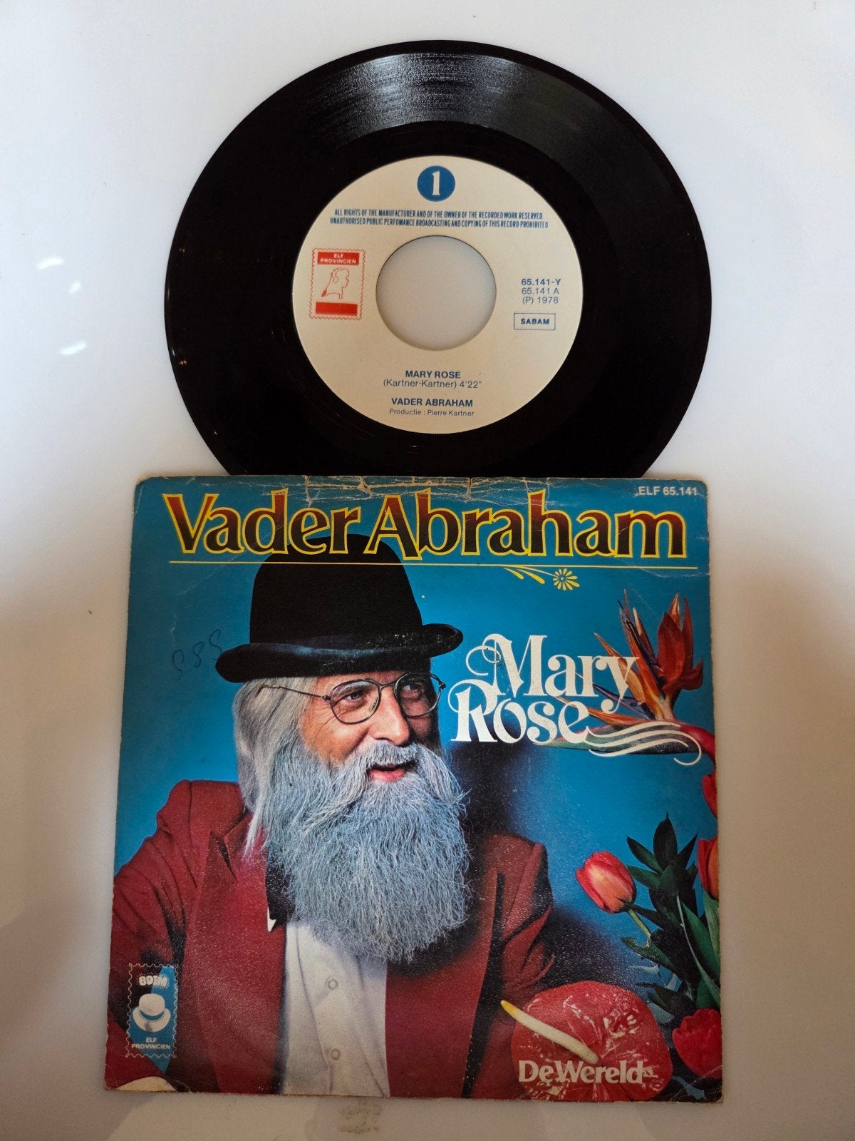 Vader Abraham - Mary Rose, Ophalen of Verzenden, Gebruikt, 7 inch, Nederlandstalig