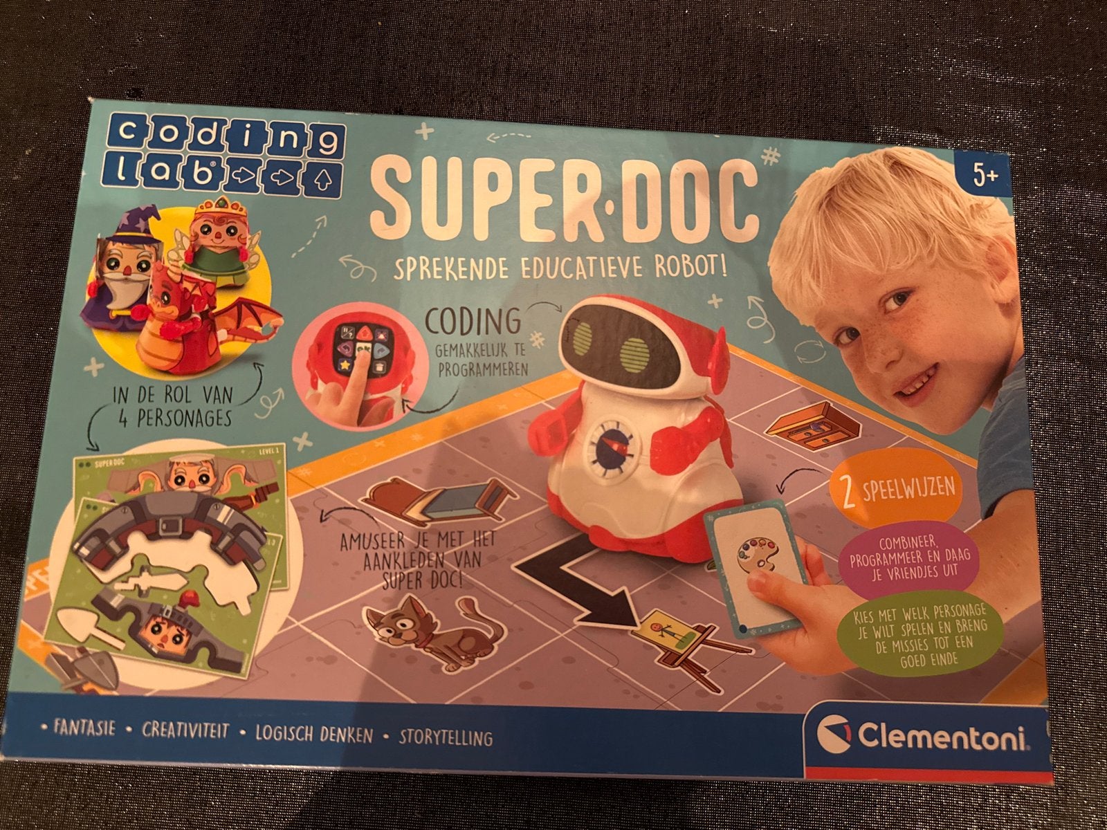 Clementoni Super Doc Educatieve Robot - Coding Lab, Ophalen, Gebruikt, Elektronica, Met geluid