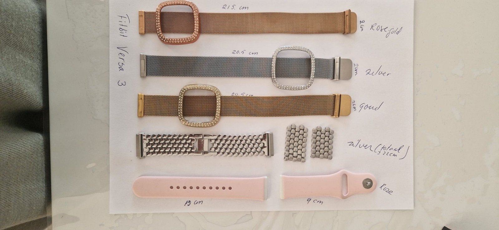 fitbit versa 3 bandjes, Ophalen of Verzenden