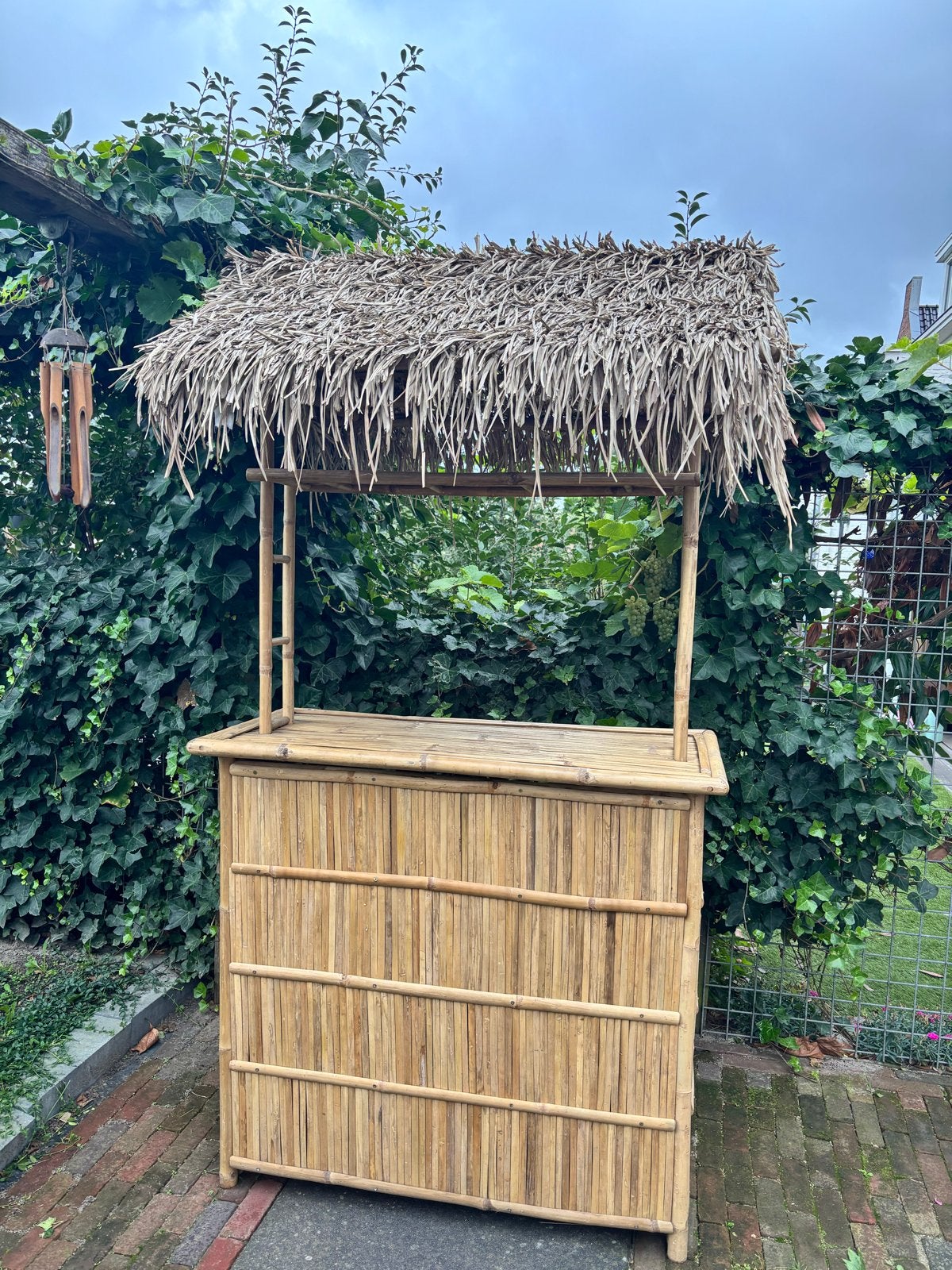Bamboe Tiki Bar - Ibiza Stijl, Ophalen, Zo goed als nieuw