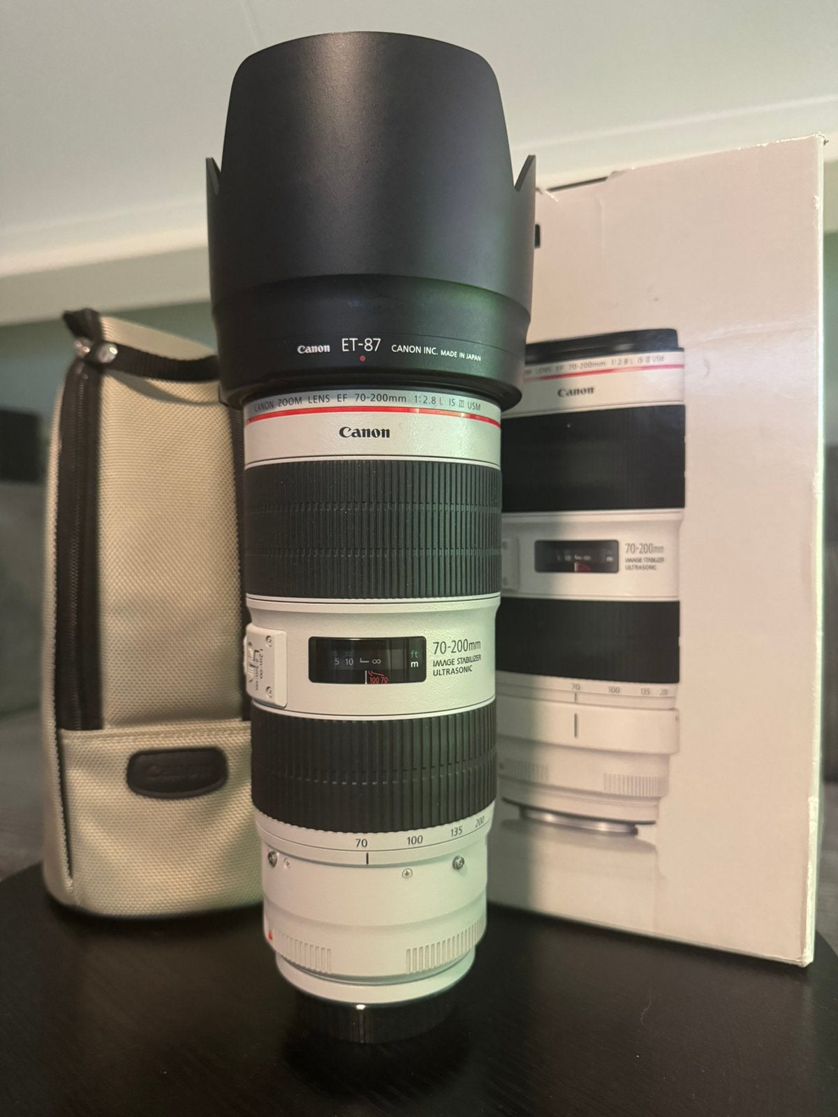 Canon EF 70-200 L IS USM III - Nieuwstaat incl. Doos en tas, Audio, Tv en Foto, Fotografie | Lenzen en Objectieven, Ophalen, Zo goed als nieuw