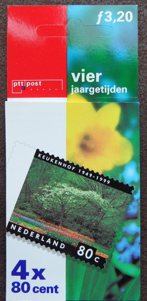 Postzegelboekje Nederland vier jaargetijden - Lente, Postzegels en Munten, Postzegels | Nederland, Ophalen of Verzenden, Postfris
