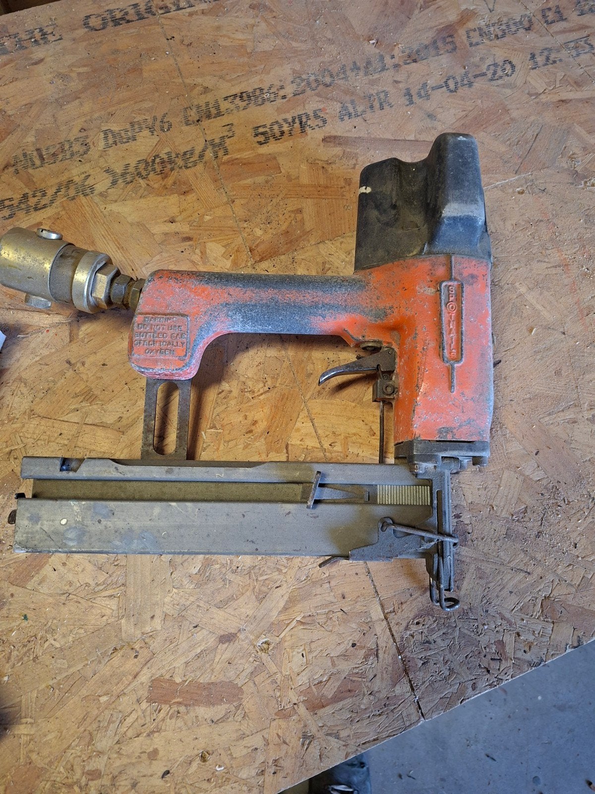 tacker spotnails, Doe-het-zelf en Verbouw, Ophalen, Gebruikt