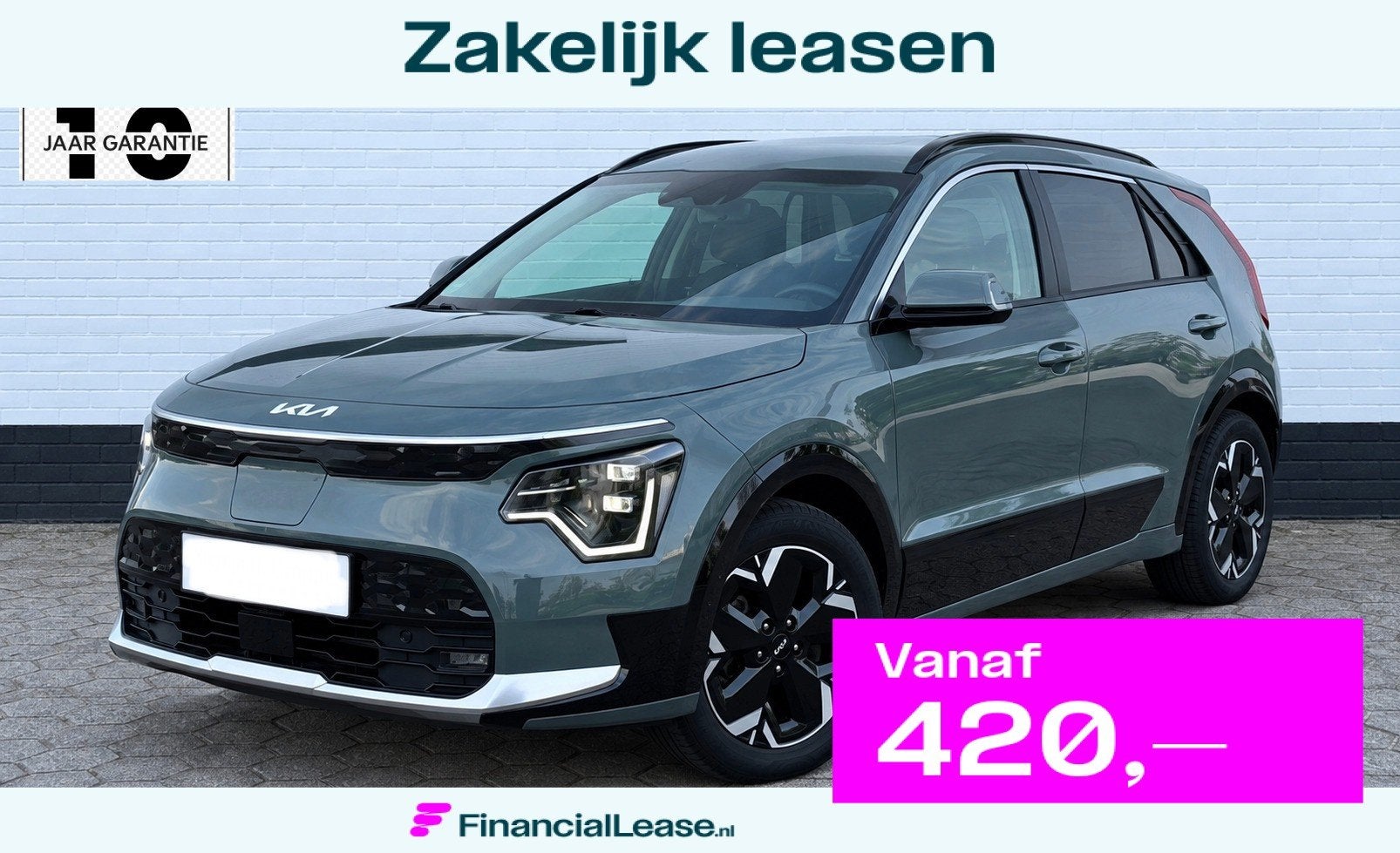 Kia Niro EV DynamicPlusLine 64.8kWh ACC l TREKHAAK l 99% SoH, Gebruikt, Leder en Stof, Origineel Nederlands, 204 pk
