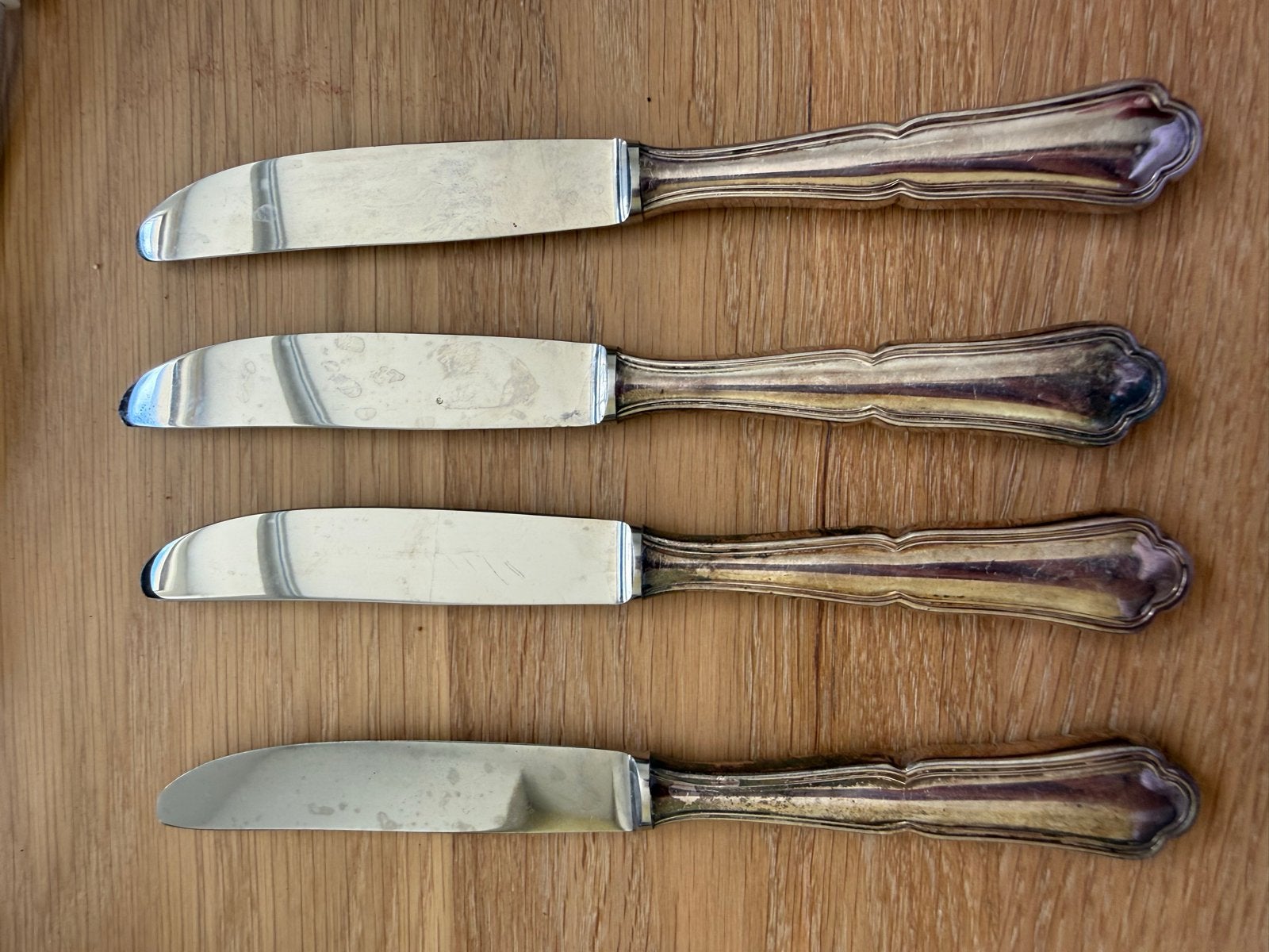 Set van 4 vintage Van Kempen & Begeer messen, Ophalen of Verzenden