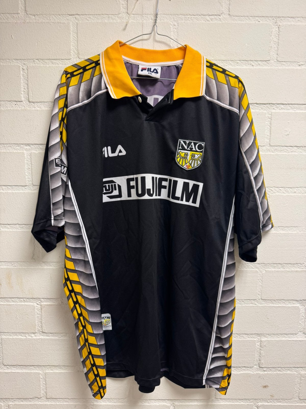 NAC Breda uitshirt 1998/1999 Fila Fujifilm XXL – Vintage, Groter dan maat XL, Ophalen of Verzenden, Zo goed als nieuw, Shirt