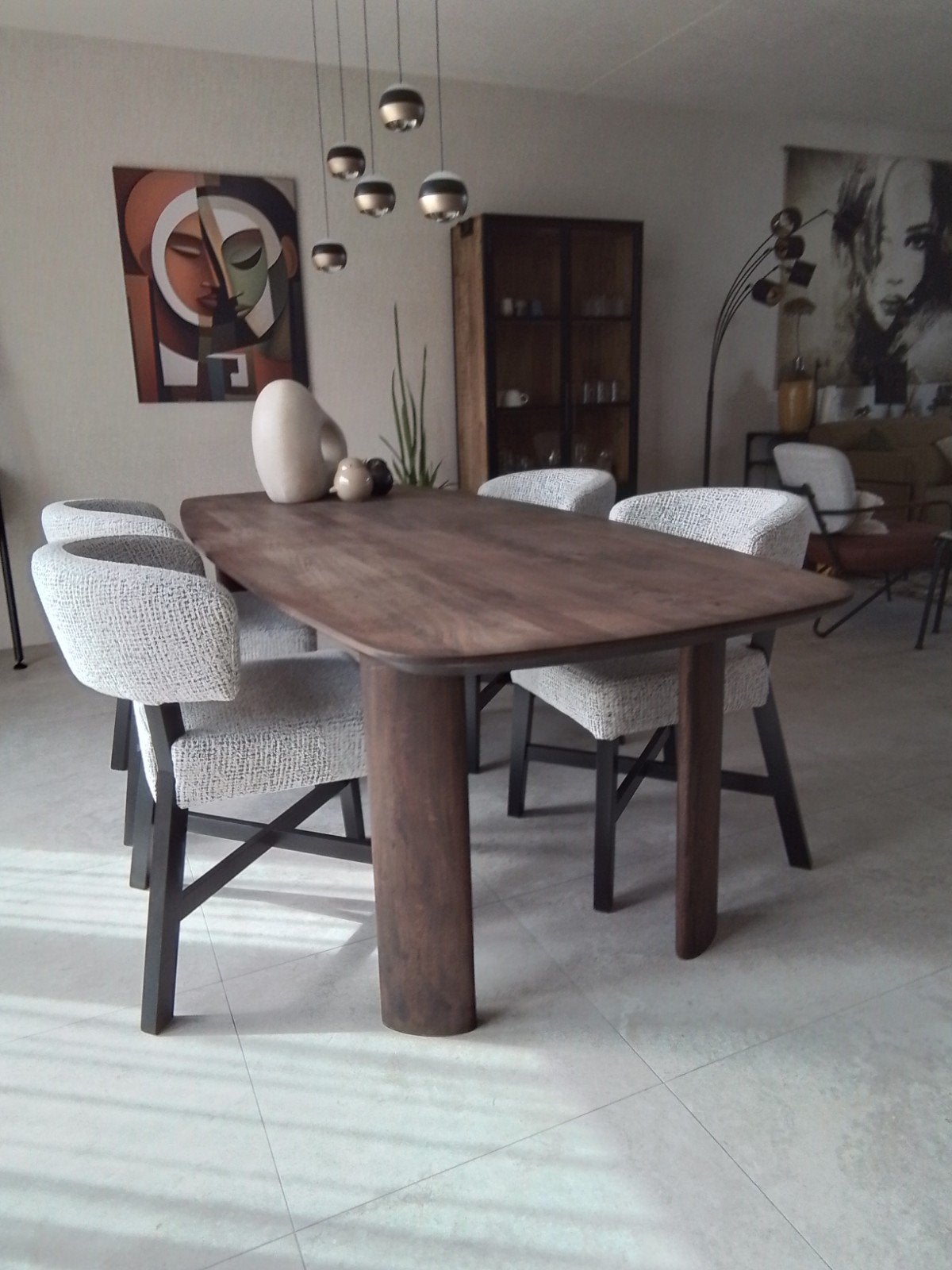 Deens ovaal verjongde rand,4 stoelen.Nov. ophalen, Huis en Inrichting, Ophalen, Deens Ovaal, verjongde rand, Modern, Bruuts, Urban sofa
