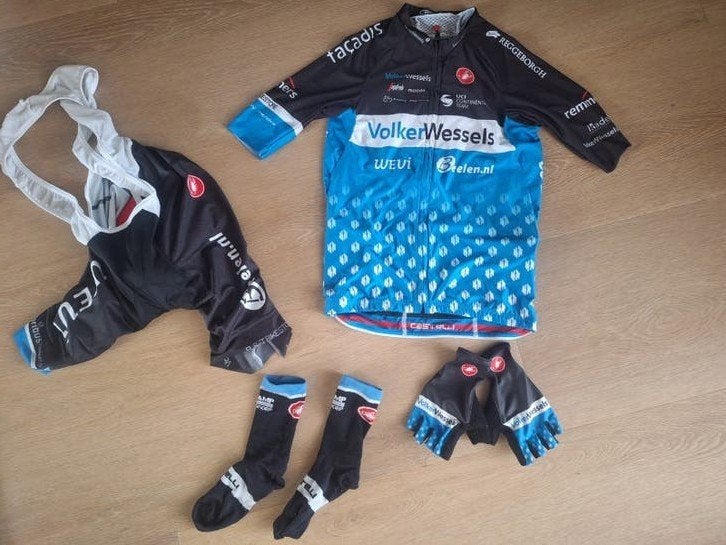 Castelli VolkerWessels Wielerkleding Set (M/S), Gebruikt, Castelli, Ophalen of Verzenden, Bovenkleding