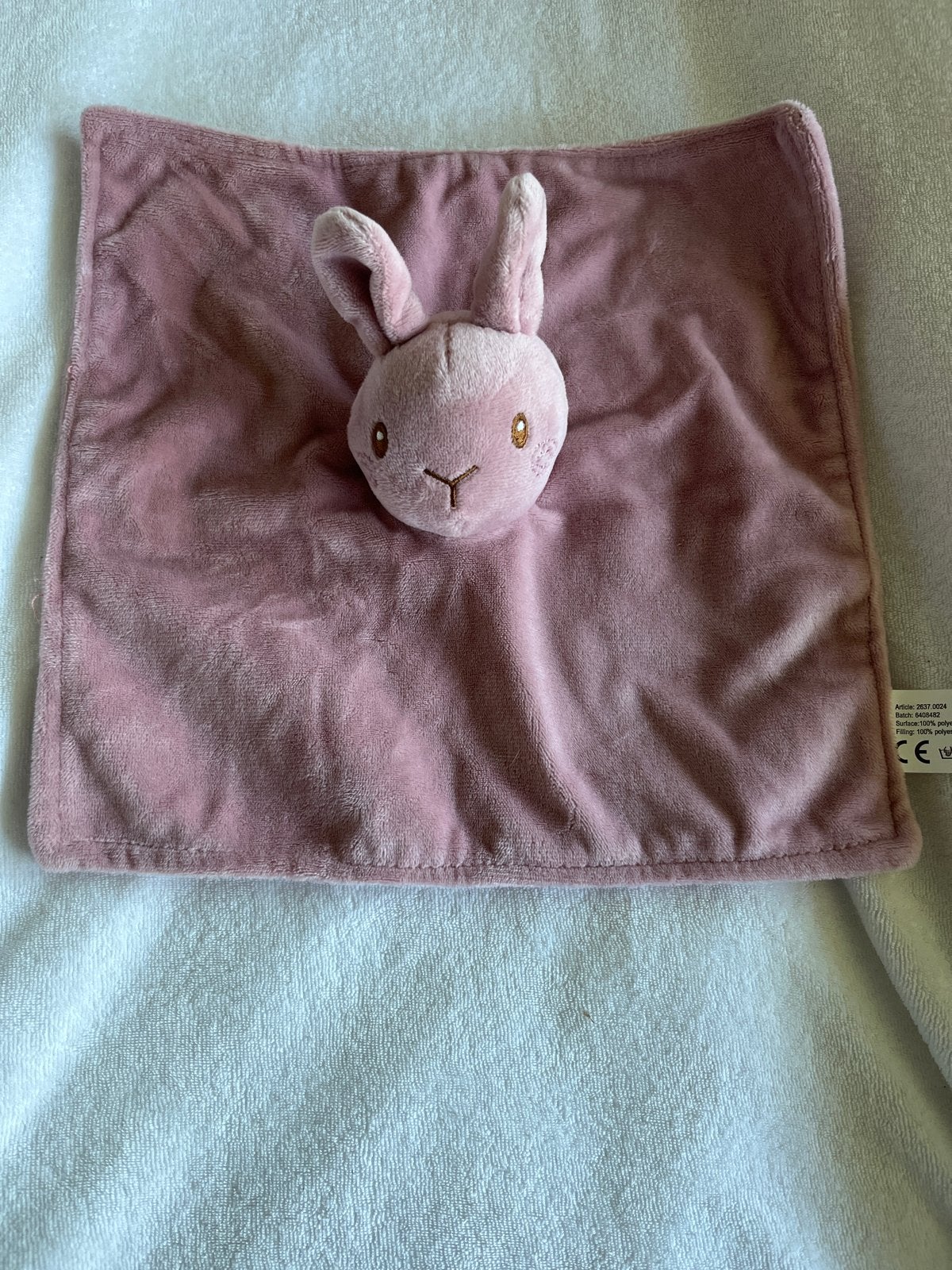 Nieuw roze Wibra slaaplapje konijn, Ophalen of Verzenden, Nieuw, Overige typen