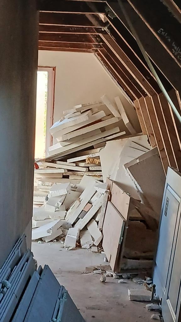 EPS Piepschuim isolatieplaten Gratis, Doe-het-zelf en Verbouw, Isolatie en Afdichting, Ophalen, Dakisolatie, Gebruikt, 15 m² of meer