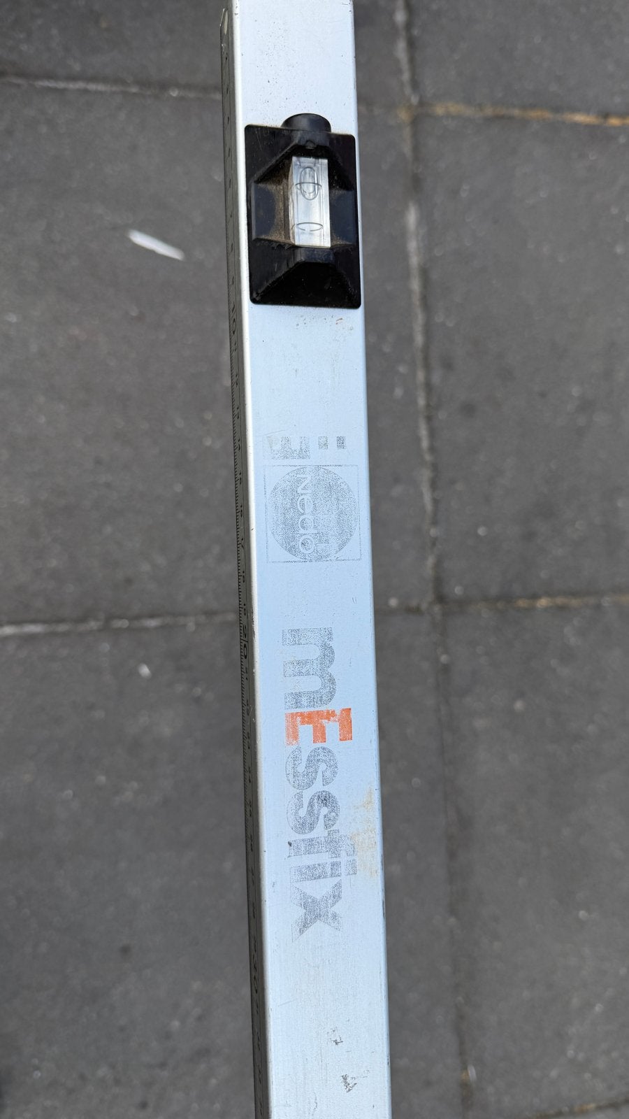 Nedo Messfix meetlat 5 meter, Ophalen, Gebruikt, Afstand