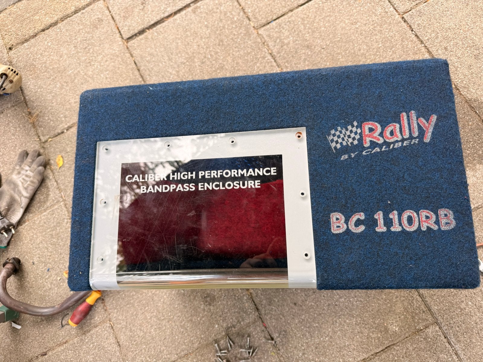 Caliber Rally BC 110RB Subwoofer met Sony Xplod Versterker, Ophalen, Gebruikt