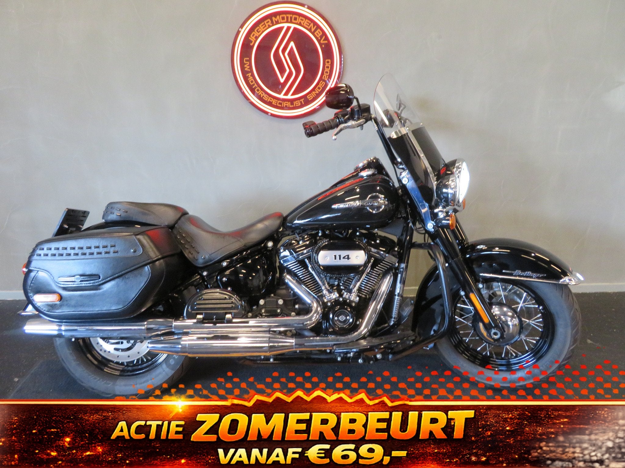 Harley-Davidson FLHCS SOFTAIL HERITAGE CLASSIC 114, 1745 cc, Chopper, Bedrijf
