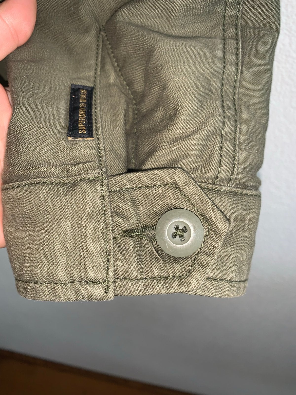 Superdry Groene military Herenjas - Maat L, Ophalen of Verzenden, Zo goed als nieuw, Maat 52/54 (L), Groen