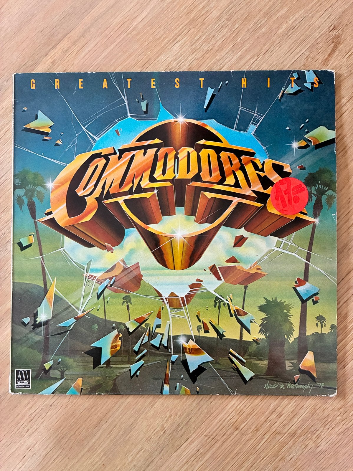 Commodores Greatest Hits LP, Cd's en Dvd's, Vinyl | Pop, LP, Gebruikt, Ophalen of Verzenden, Complilatie
