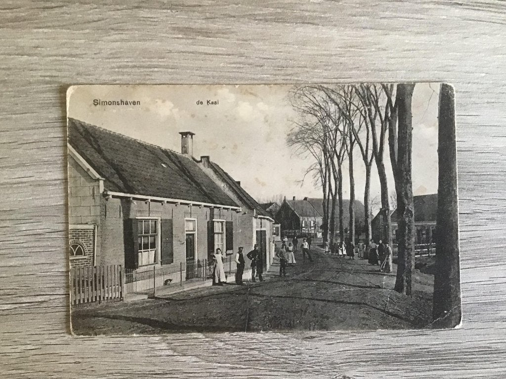 Simonshaven de Kaai 1911, Verzenden, Voor 1920, Gelopen, Zuid-Holland