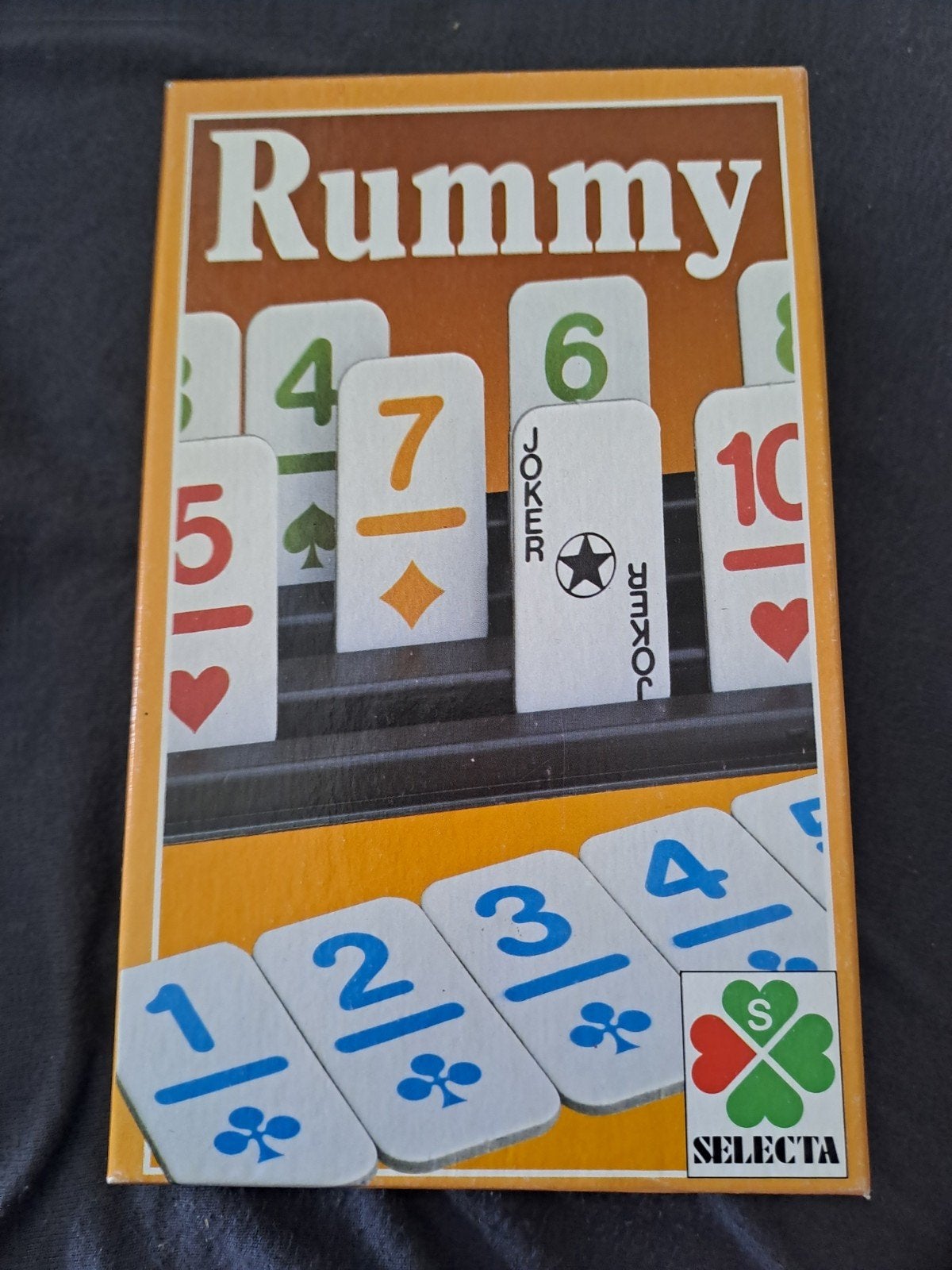 Rummy gezelschapsspel - Compleet en in goede staat, Drie of vier spelers, Ophalen of Verzenden, Gebruikt, SELECTA