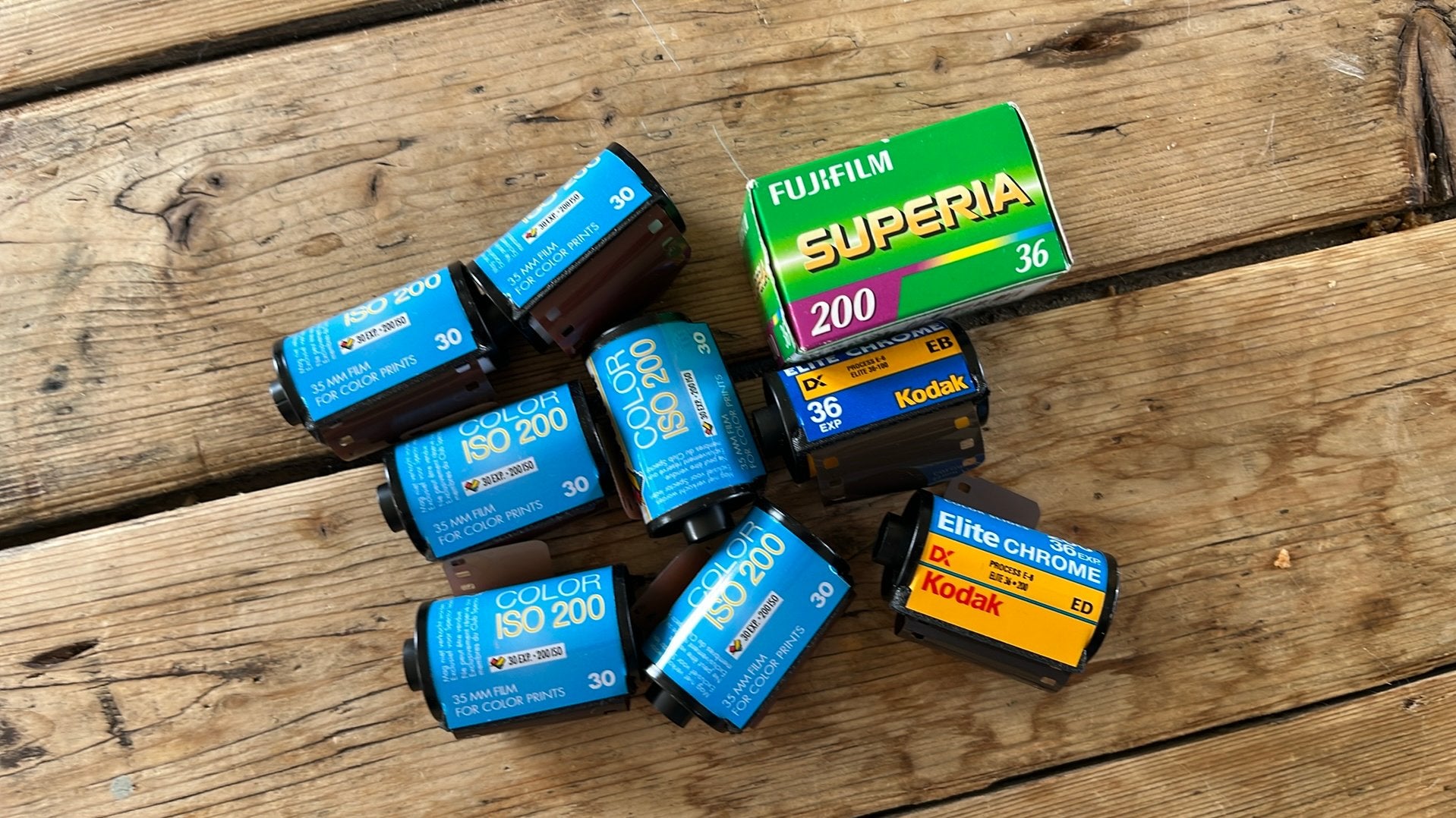 7stuks 35mm film rolletjes, Audio, Tv en Foto, Fotocamera's Analoog, Ophalen of Verzenden