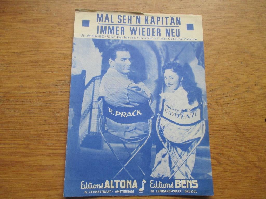 Mal seh'n kapitän / wat fijn kapitein, Ophalen of Verzenden, Gebruikt, Artiest of Componist, Populair