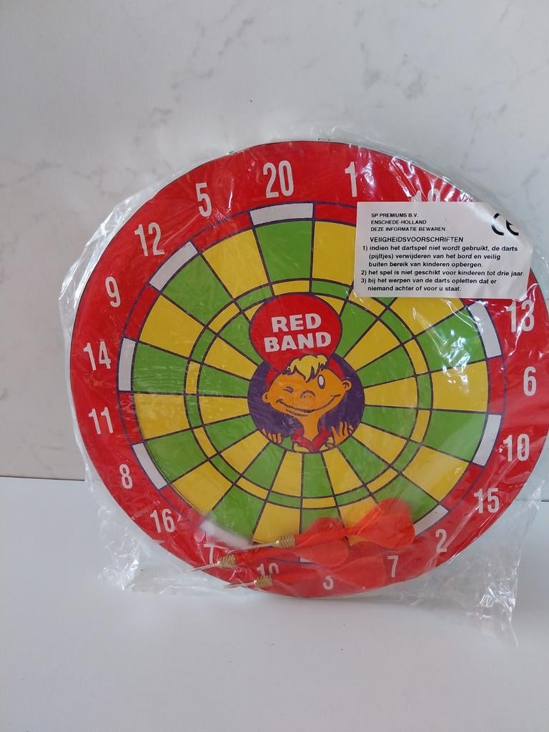 2-zijdig dartbord met pijlen - Red Band, Sport en Fitness, Darts, Nieuw, Dartbord met pijlen, Ophalen of Verzenden