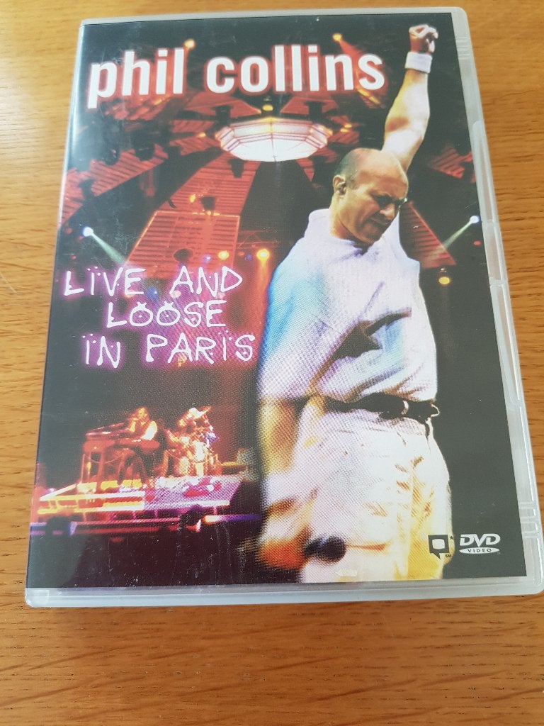 phil collins , live and loose in paris, Alle leeftijden, Ophalen of Verzenden, Zo goed als nieuw