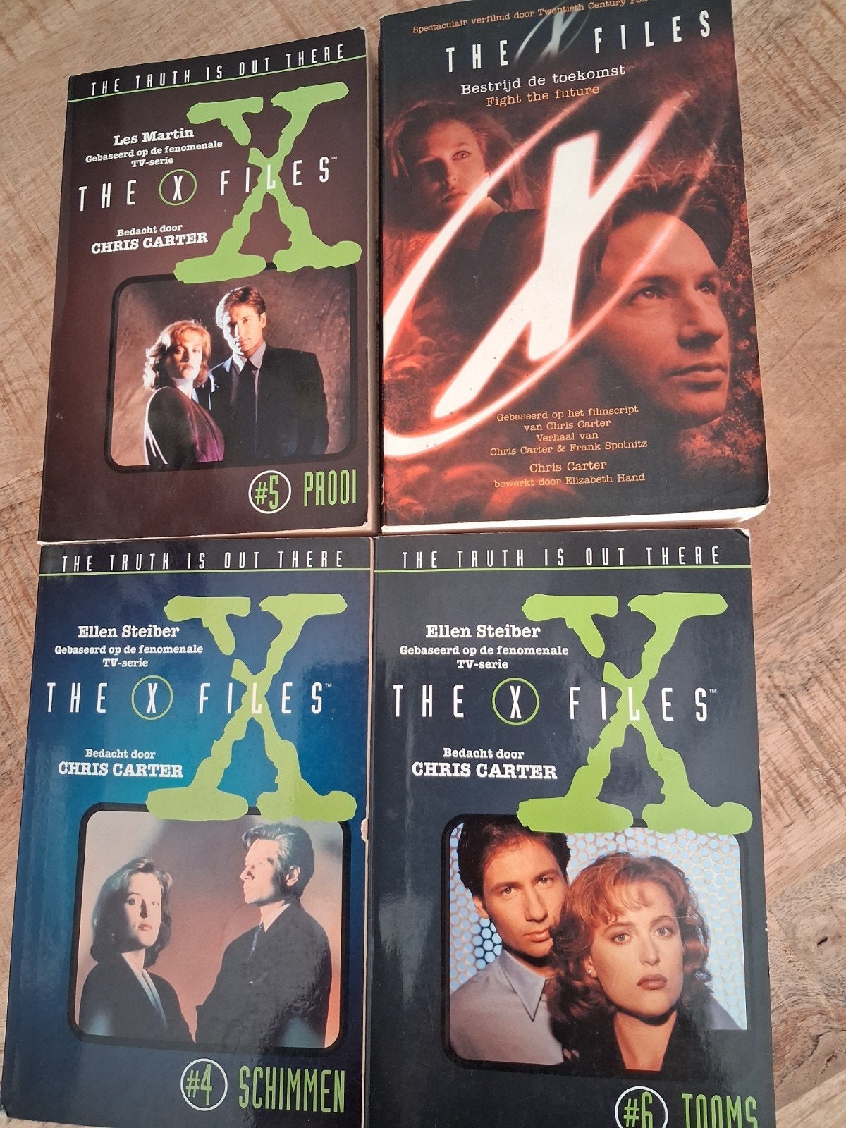 De X-Files Boekenreeks - 4 delen, Ophalen of Verzenden, Gelezen, Chris Carter, Les Martin, Ellen Steiber, Nederland