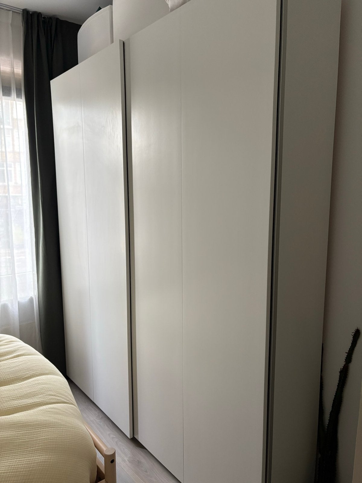 IKEA PAX 200x35x236 met schuifdeuren, Met plank(en), Gebruikt, 100 tot 150 cm, 200 cm of meer