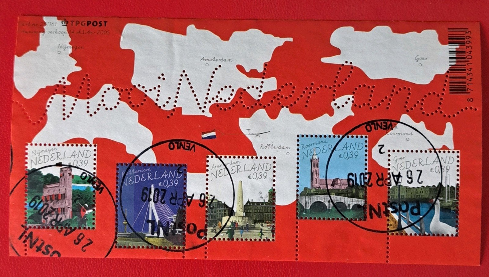 NVPH 2364: Compleet verzamelvel Mooi Nederland 2005, Ophalen of Verzenden