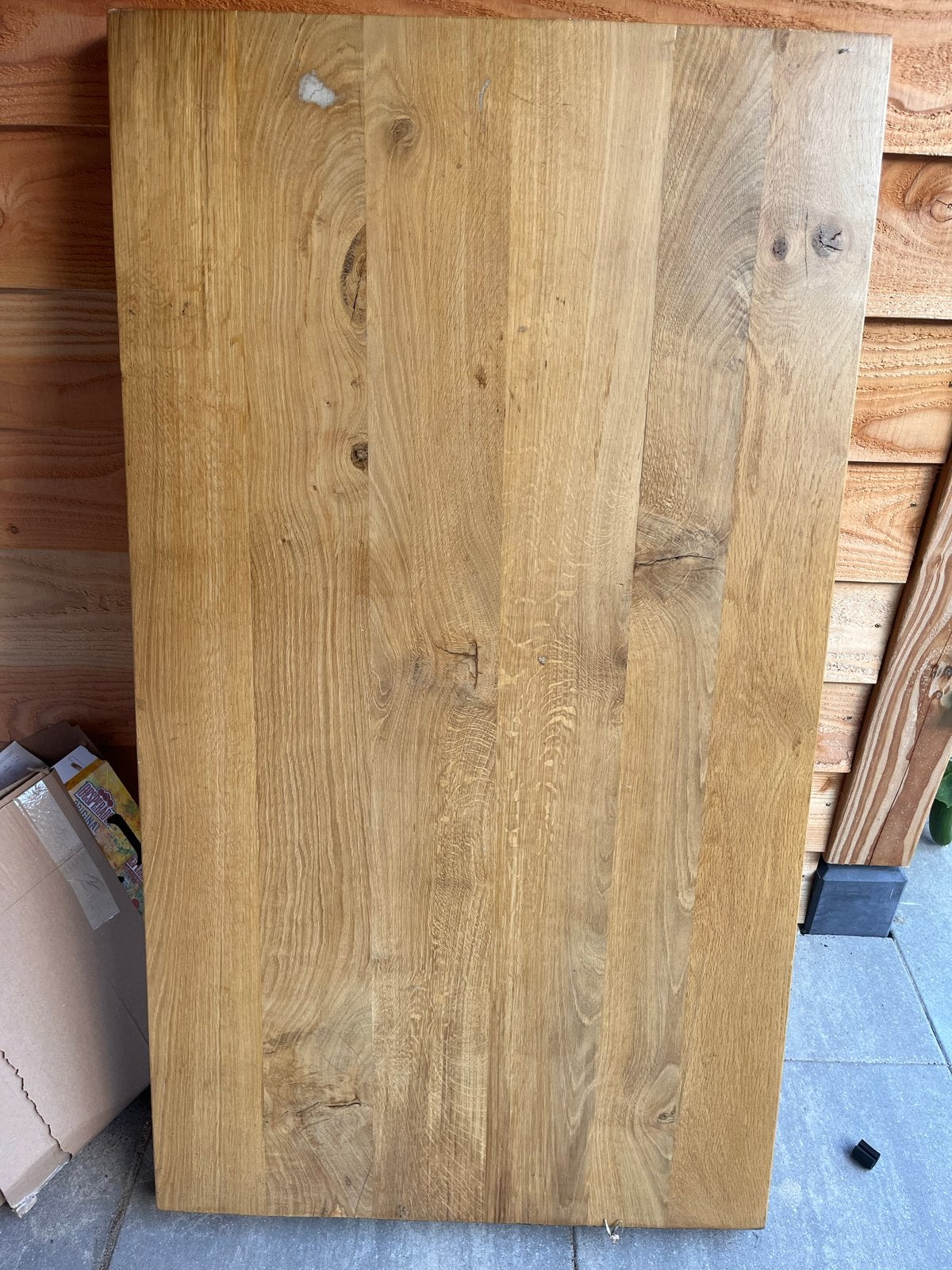 Mooi massief mango-hout met warme uitstraling., Ophalen, Gebruikt