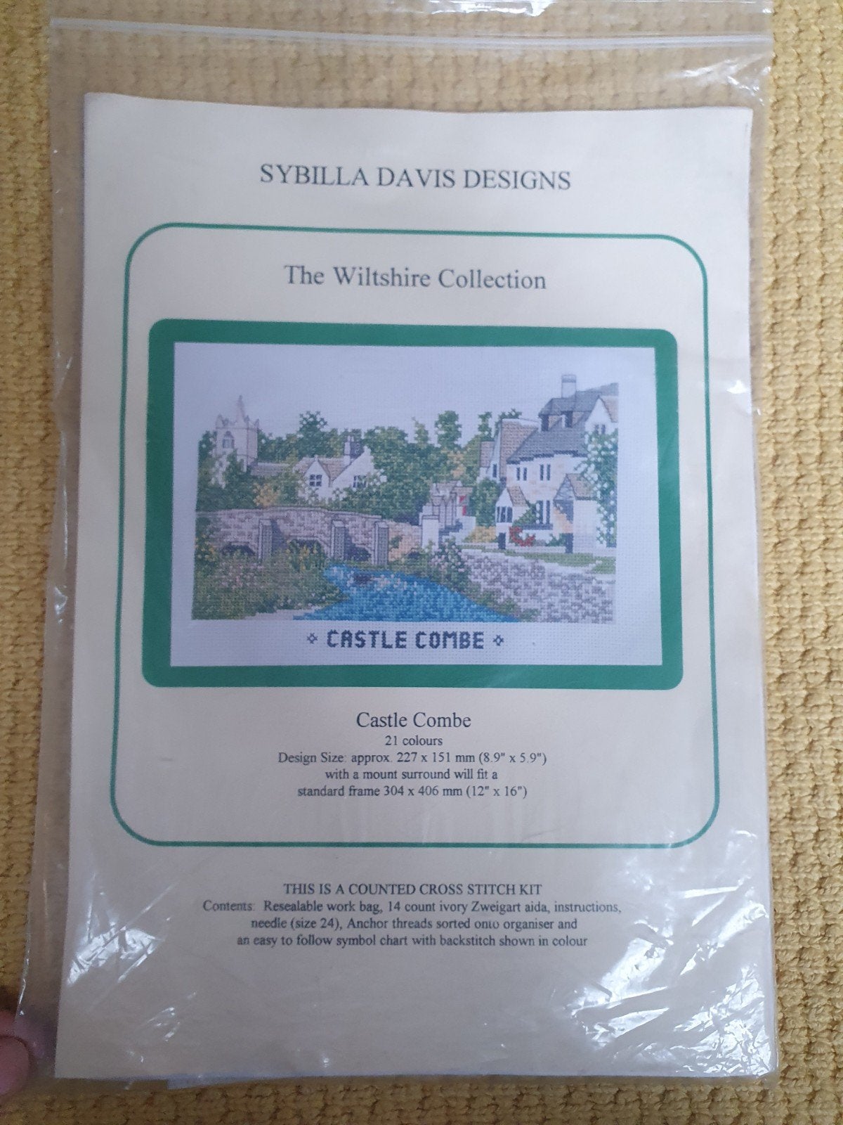 engels borduurpakket wiltshire collection  - castle combe, Verzenden, Nieuw, Borduurpakket
