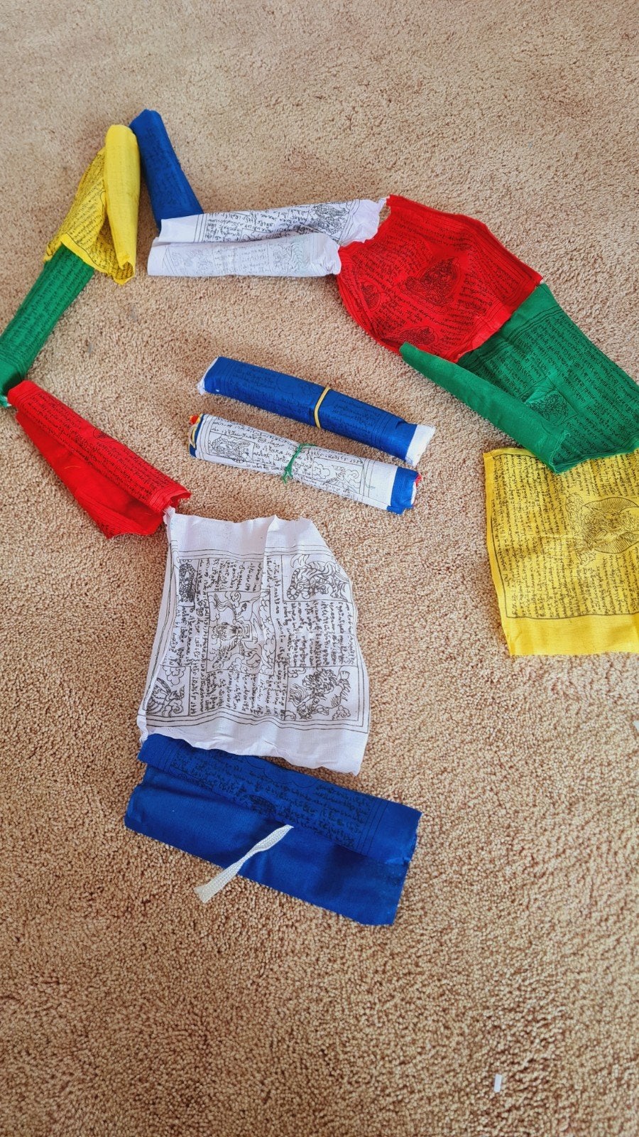 Nieuwe Boeddhistische Gebedsvlaggetjes - 3 Rollen, Ophalen of Verzenden
