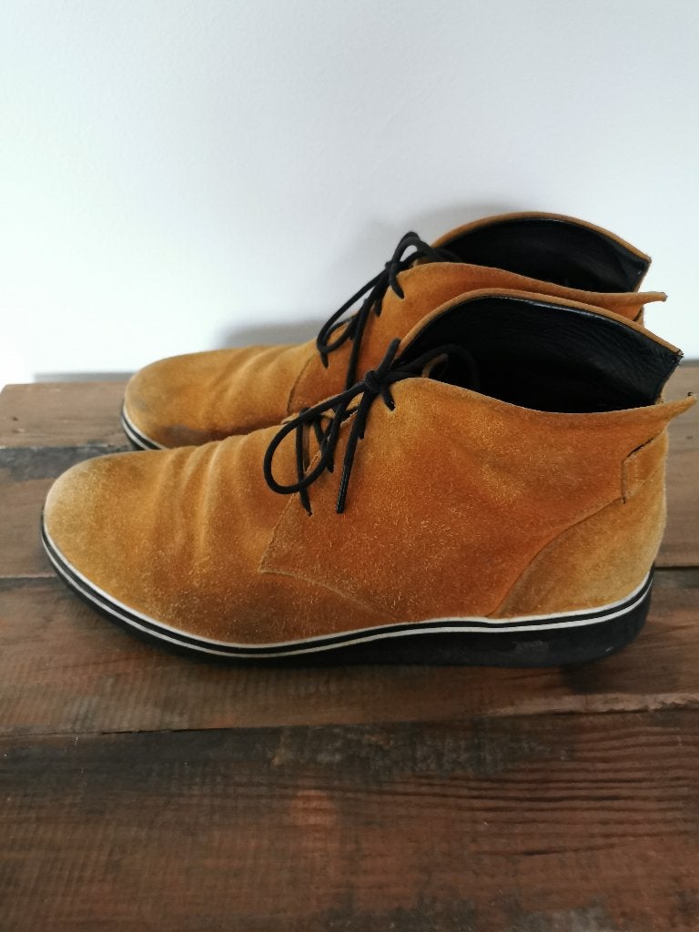 Ecco Schoenen dames okergeel Maat 6 H 39, Ecco, Geel, Ophalen of Verzenden, Sneakers of Gympen