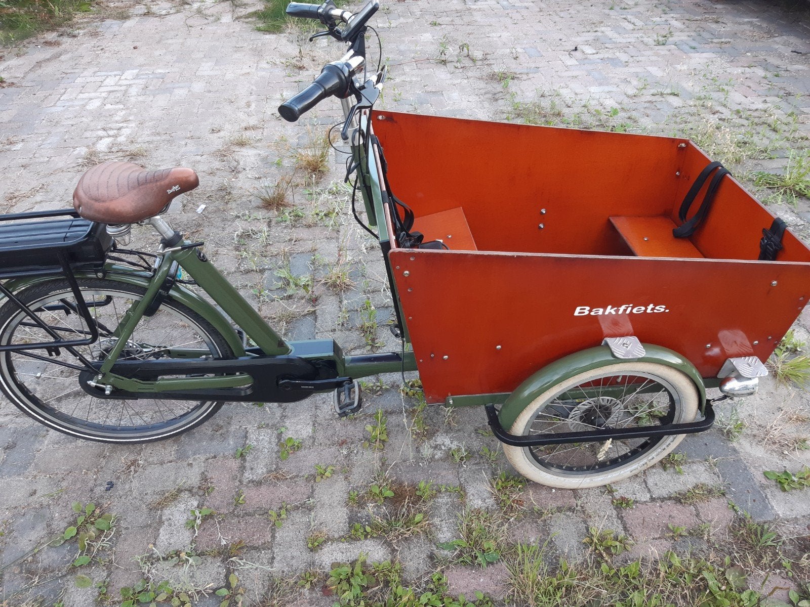Elektrische bakfiets Azor, Ophalen, 4 kinderen of meer