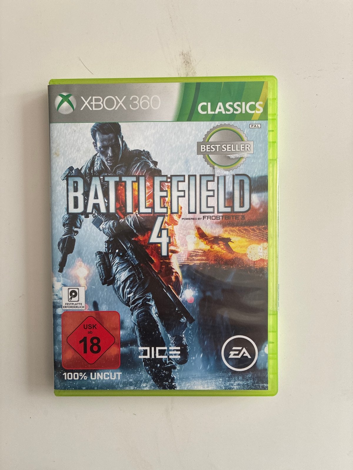 Battlefield 4 Xbox 360 Classics - Zo goed als nieuw, Spelcomputers en Games, Games | Xbox 360, Online, Vanaf 18 jaar, Shooter