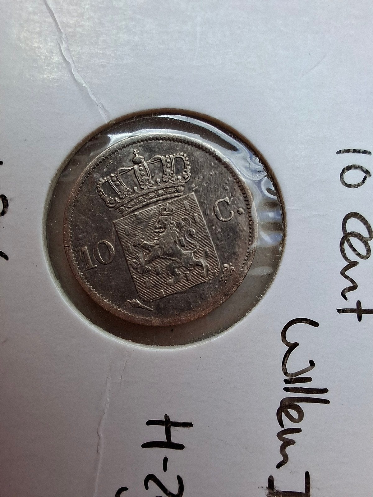 10 cent 1826 u willem 1, Postzegels en Munten, Munten | Nederland, Zilver, Ophalen of Verzenden, 10 cent, Koning Willem I