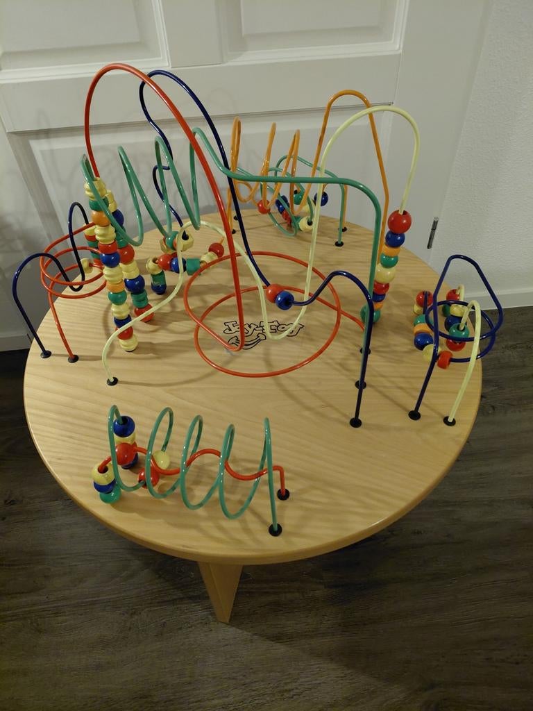 Grote Houten Kralenframe Tafel - Joy Toy, Ophalen of Verzenden, Gebruikt, Overige typen