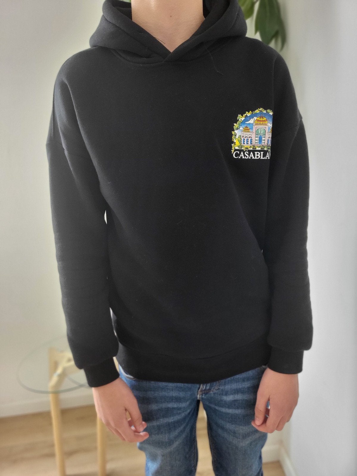 Casablanca hoodie maat S unisex trui 🍃, Casablanca, Zwart, Nieuw, Ophalen of Verzenden