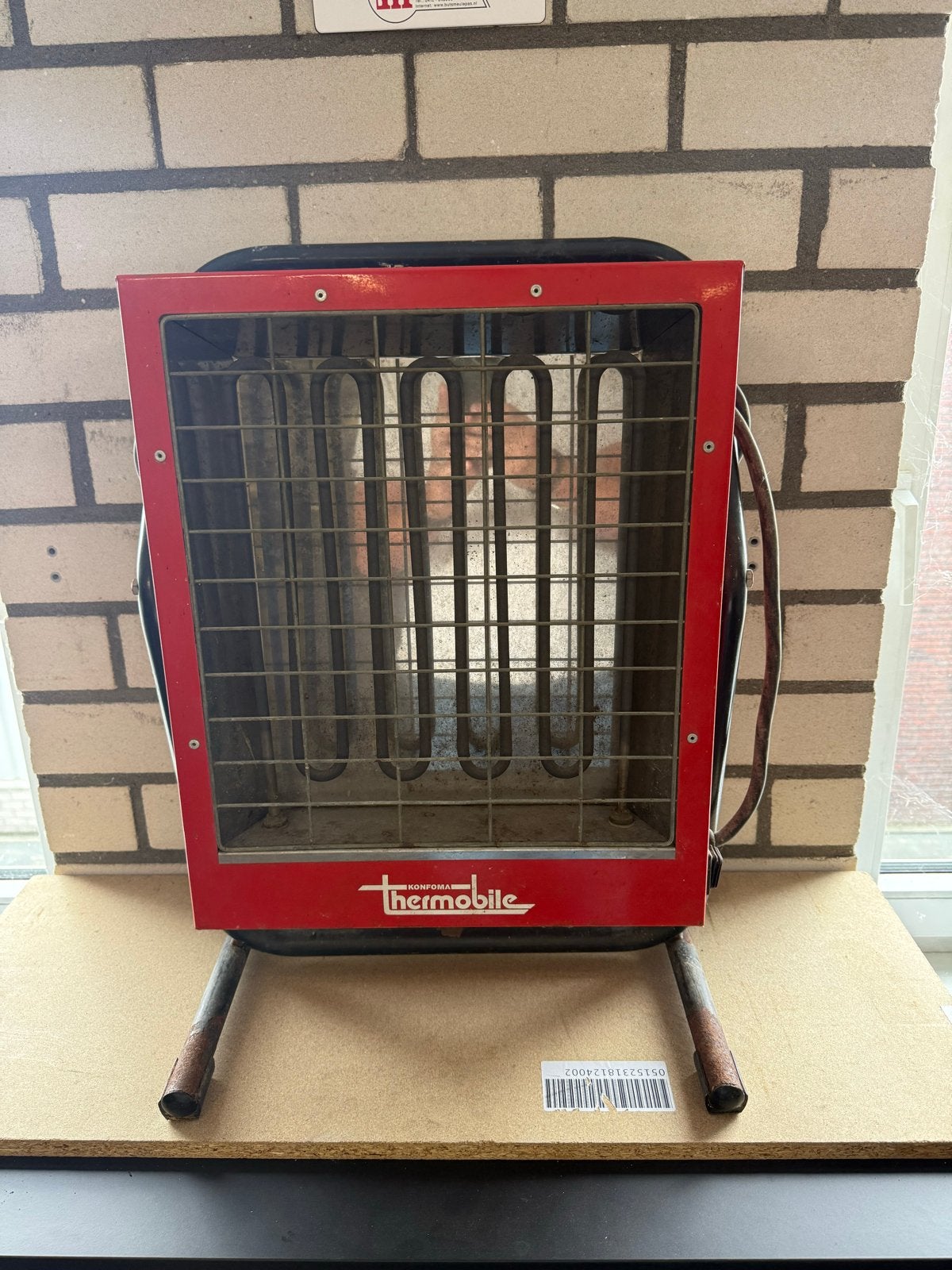 Professionele 3kW elektrische heater, 225m3/uur capaciteit, Huis en Inrichting, Kachels, Gebruikt, Overige soorten, Elektrisch