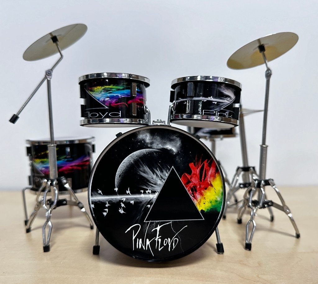 Pink Floyd miniatuur drumstel mini drum decoratie deco