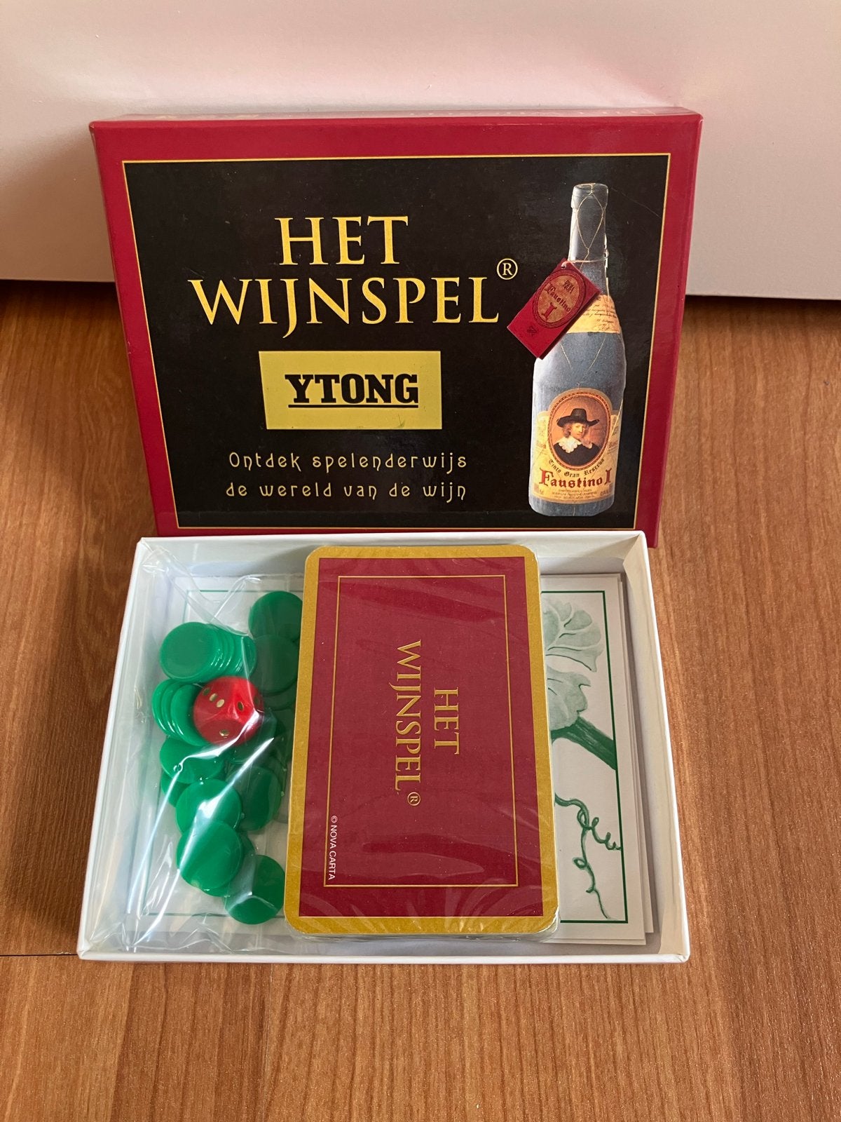 Het Wijnspel van Nova Carta - Nieuw kaartspel, Een of twee spelers, Verzenden, Nieuw