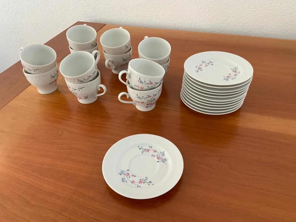 Schoenzer Bavaria Germany Koffie/Theeservies Bloemen, Huis en Inrichting, Keuken | Servies, Ophalen, Zo goed als nieuw, Overige stijlen