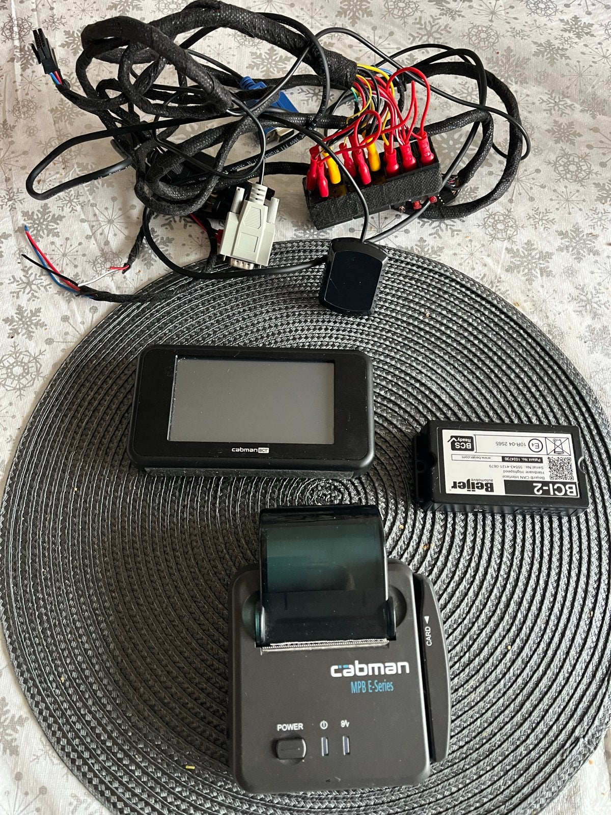 Cabman MPB E-Series Taxameter Set met Printer en Accessoires, Ophalen of Verzenden, Gebruikt, Universele onderdelen